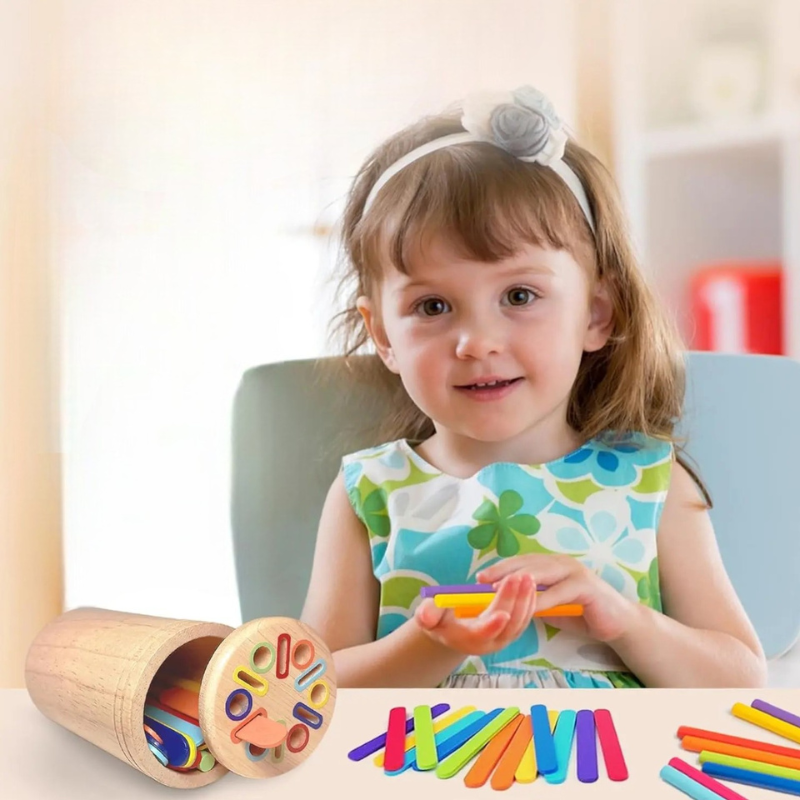 Jouet d'apprentissage en bois (2-5ans)